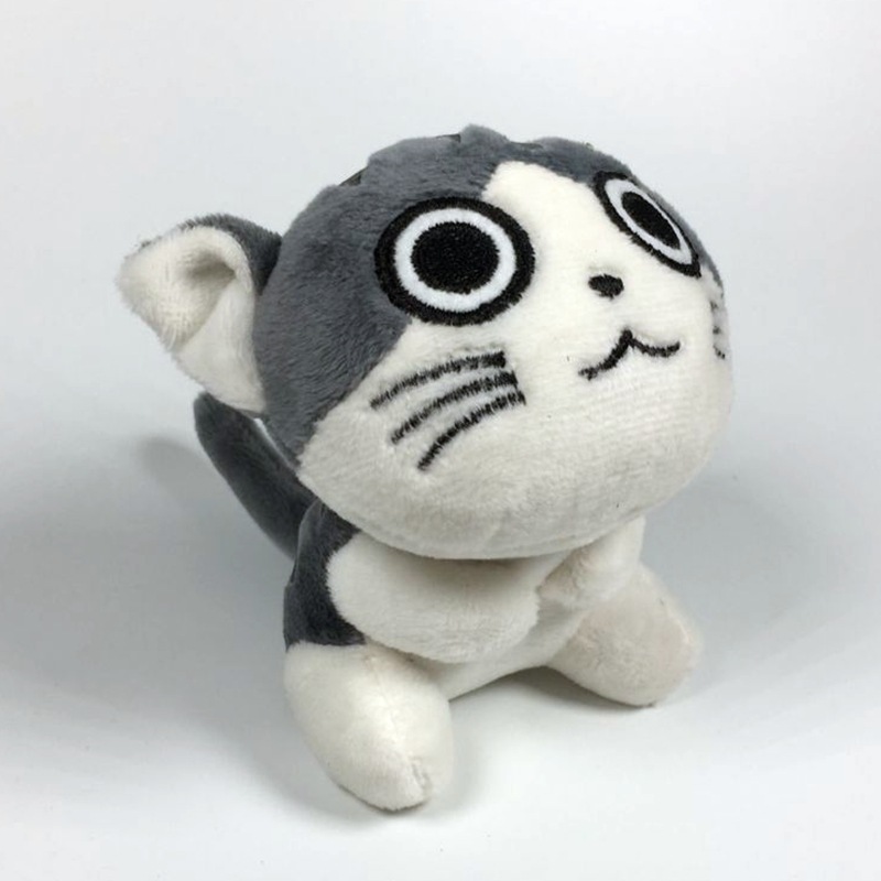 10 cm Soft Cute Cat Stuffed Plush Toy Pendant Plushs Doll Key Bag Car Hanging Jewelry Gift For Children D41