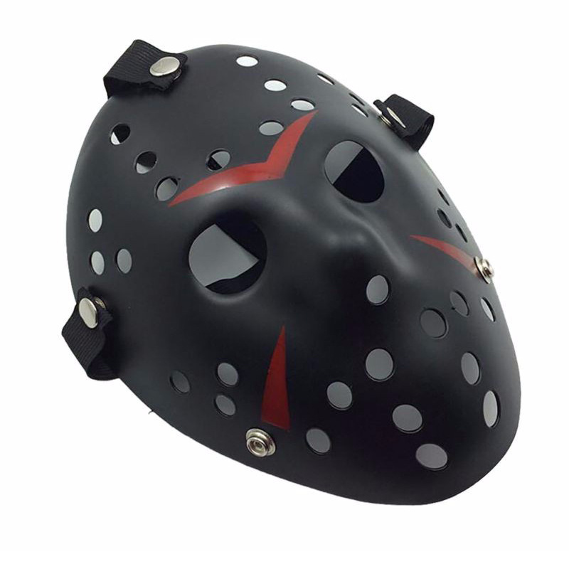 wholesale Maskerademasken Jason Voorhees Maske Freitag der 13. Horrorfilm Hockeymaske Gruseliges Halloween-Kostüm Cosplay Kunststoff-Partymasken DH87