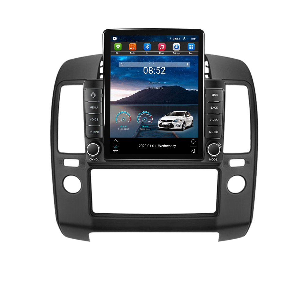 Android 11 Car dvd Radio Multimedia Video Player 8G RAM 128G ROM For Nissan Navara D40 2004 - 2010 Navigation GPS monitor System BT