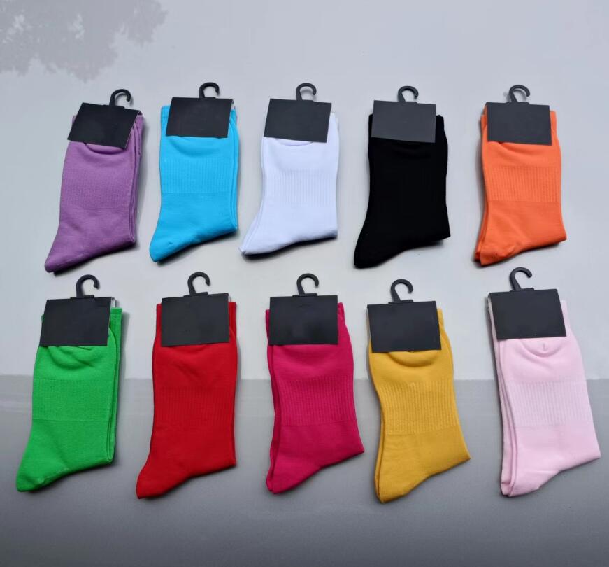 Marques chaussettes masculines chaussettes pour femmes coton pur 10 couleur respirant sport sweetwicking chaussettes alphabet nk imprimé