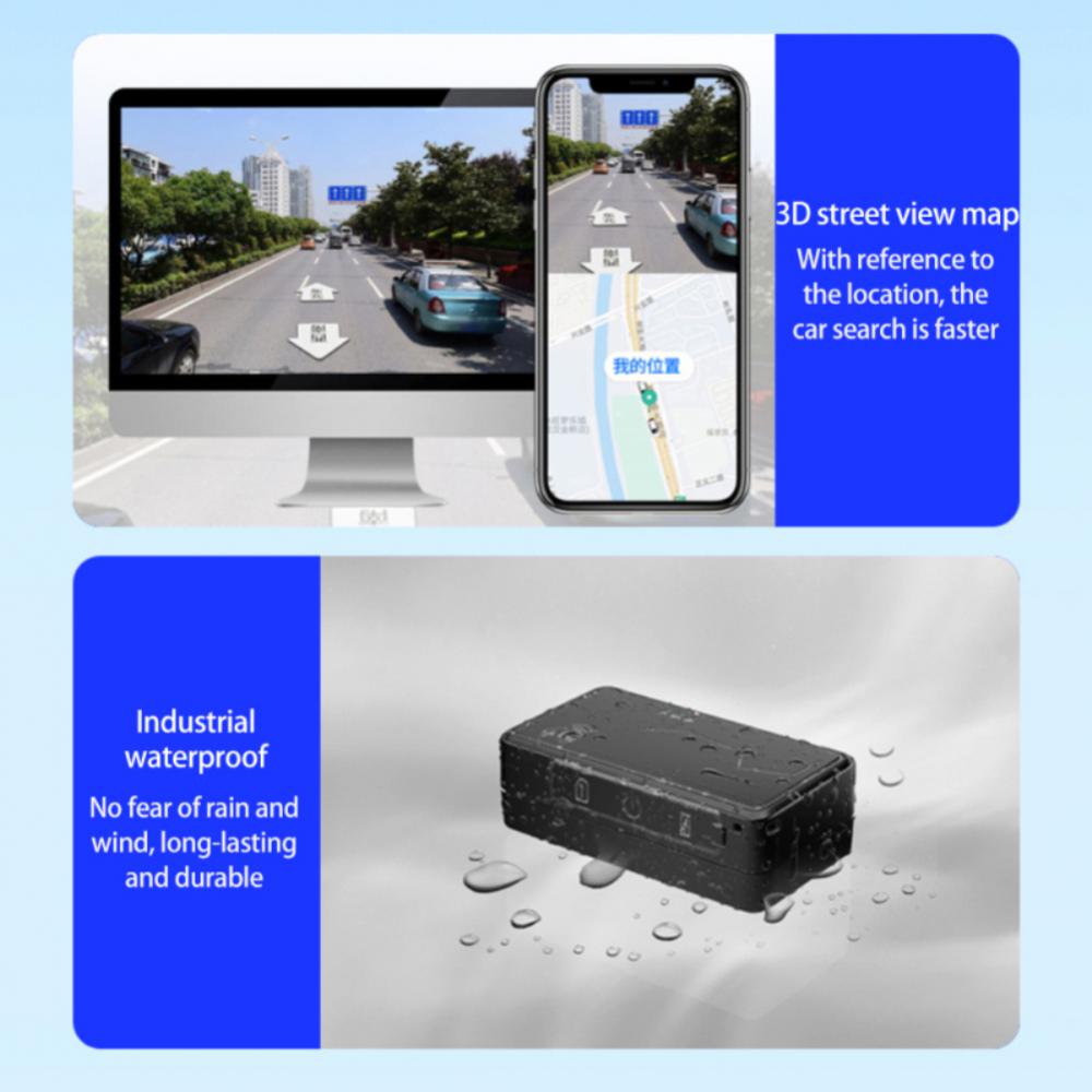 Mini CAR 4G Localizador sem fio Tracker GPS WiFi Beidou Wi-Fi M￺ltiplo Sat￩lite Anti-roubo Rastreamento de ve￭culos de assassinato de alarme