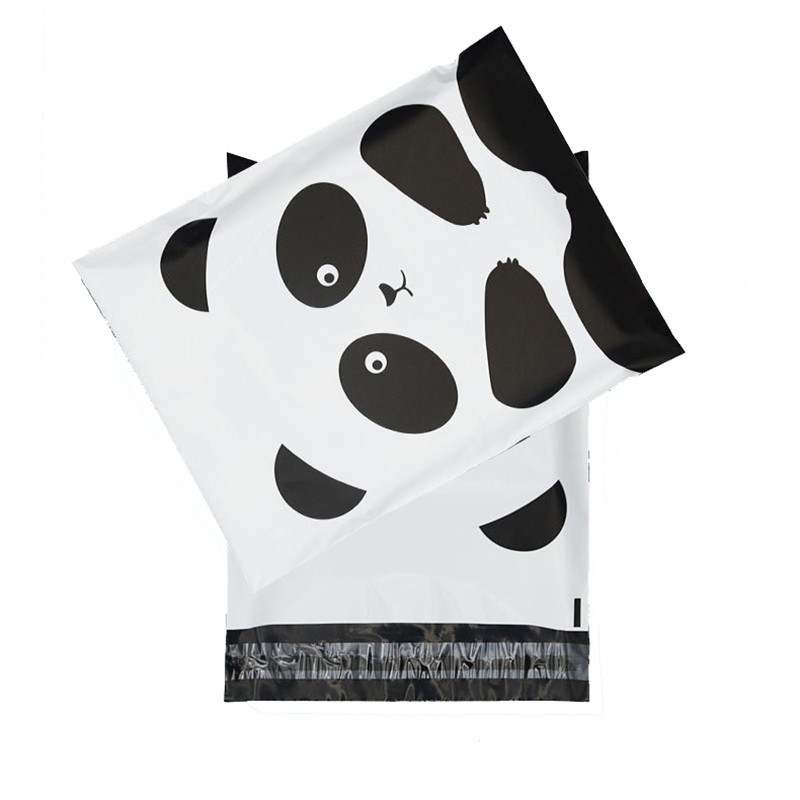 Panda Storage Bags Logistics Packaging Courier Bag Shopping Transport Mylar Postal Business Holiday Party