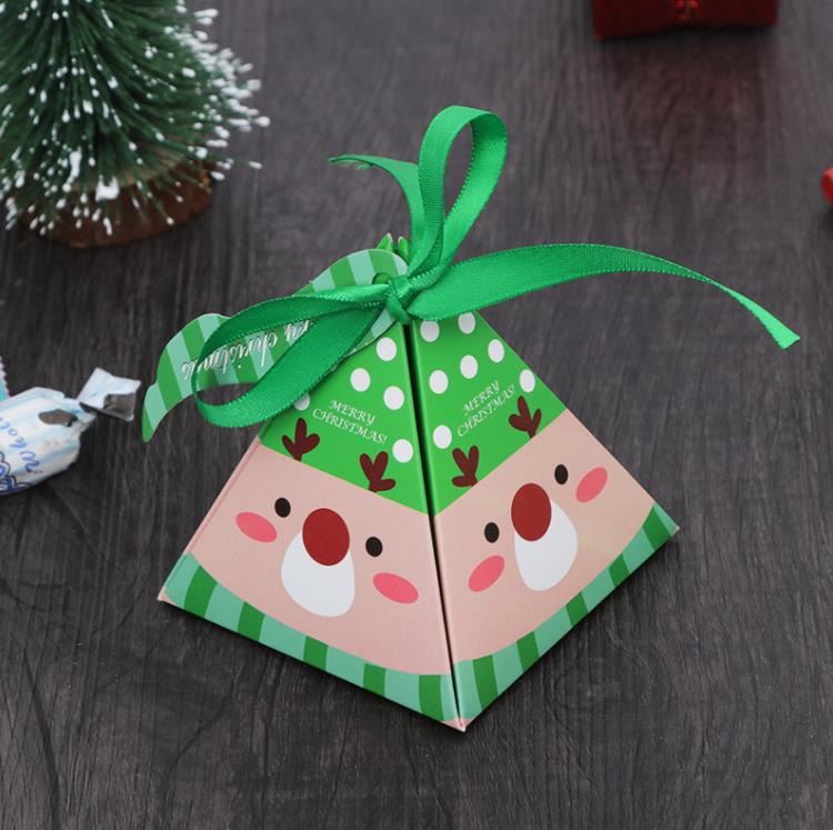 Weihnachten Geschenkpapier Boxen Weihnachtsmann Elch Pralinenschachtel Papier Geschenkbox Party Dekor SN4735