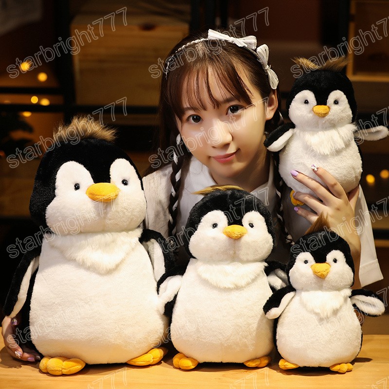 23/30/40cm Kawaii Penguin Plush Toys macio travesseiro de animais de pelúcia de bonecas adoráveis ​​para bebês de aniversário infantil brinquedo para crianças