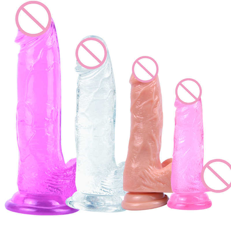 ビューティーアイテムcangkir hisap kuat dildo jelly realistis penis seed mainan untuk wanita masturbador g spot stimulator orgasme parmeanan toko