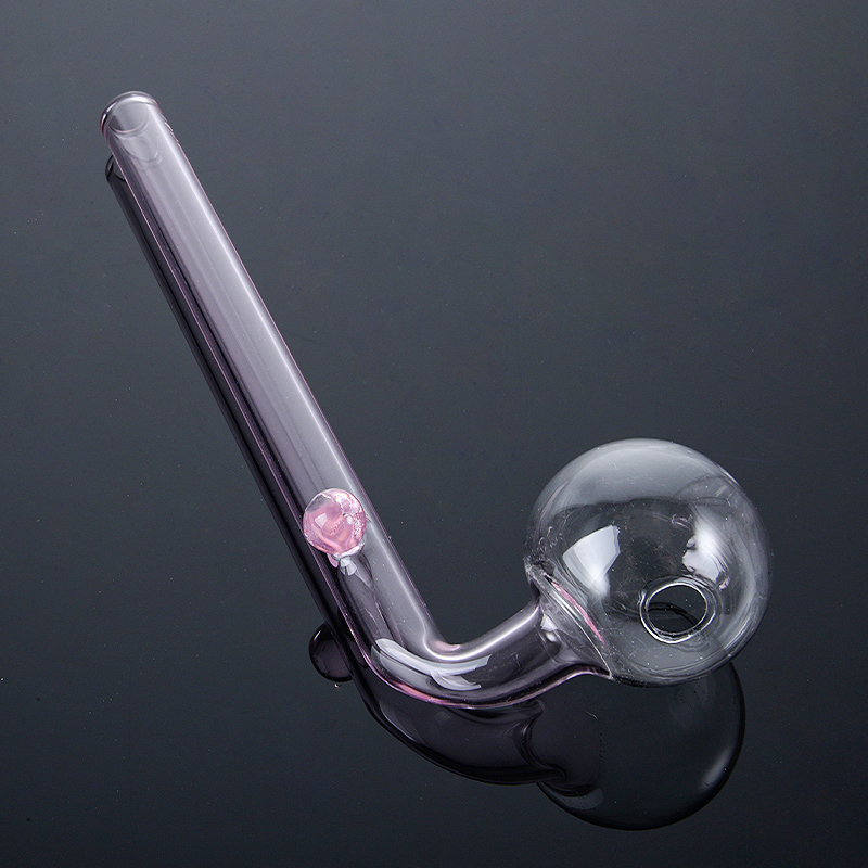 Tubi di vetro inebrianti Tubo di fumo all'ingrosso Mini Bruciatore a nafta Gorgogliatore Tubi di tabacco Cucchiaio Spesso Pyrex Dab Rigs