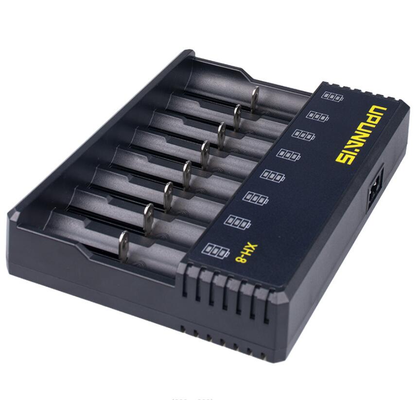 Batteriladdare 8 slots med LED-indikator f￶r Ni-MH/Ni-CD AAA/AA-laddningsbara batteriladdare