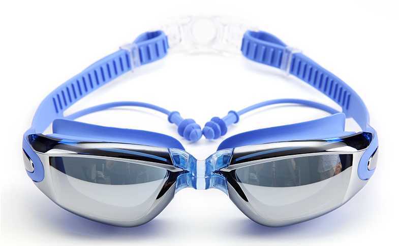 Goggles плавательные стаканы Myopia Bool и профессиональная водонепроницаемая затычка для затычки для ушей.