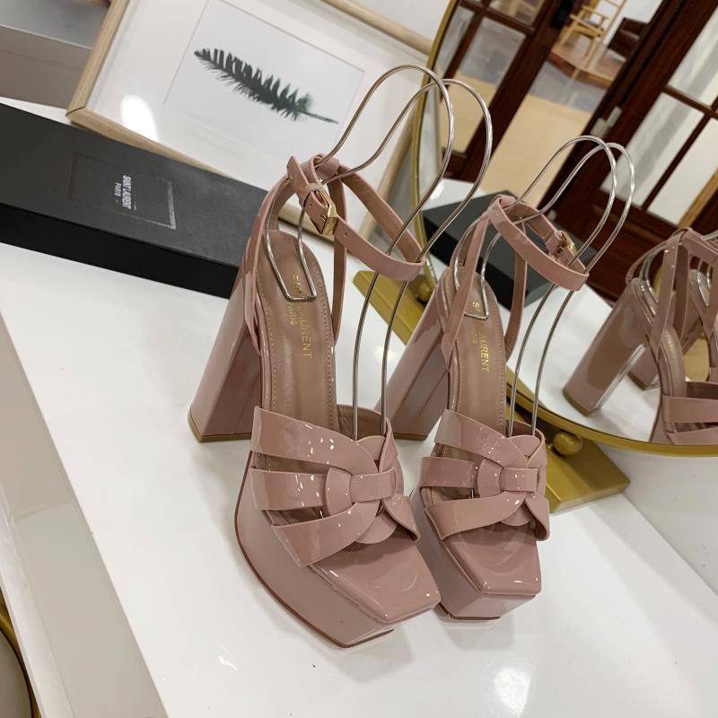 8179270 صندل تحية 12.5 سم كعب 3.5 سم منصة Sandal Slippers الأحذية للنساء حجم 35-41 Fendave