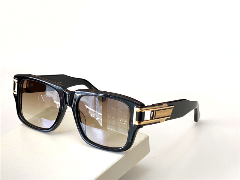 Fashion zonnebril GRANDS-TWO mannen retro design brillen pop en royale stijl vierkant frame UV 400 lens met case272l