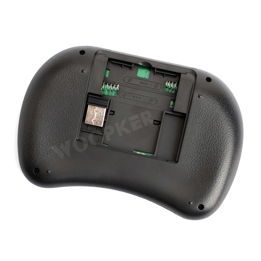 キーボードWoopker Wireless I8 Miniキーボード2.4GHzロシア英語ヘブライ語エアマウスAndroid TV Boxのタッチパッド付きPCラップトップ221027