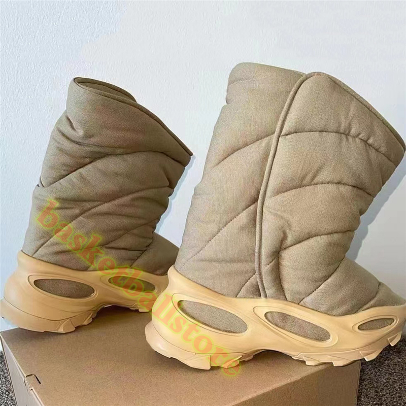 Vinter varma stövlar nsltd boot mode skor män kvinnor designer sneakers khaki stickad rnr svavel män utomhus casual sko med låda