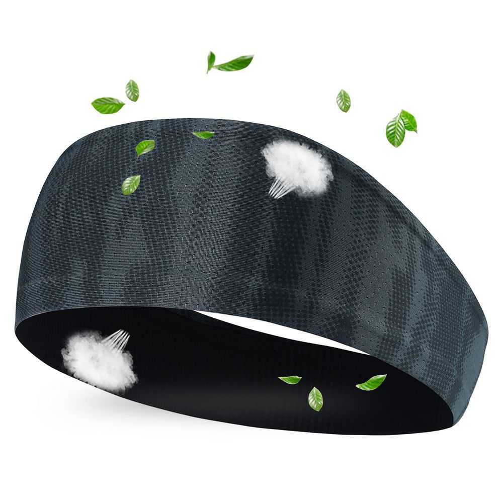 Yoga Fasce capelli Uomo Sport Fascia da corsa Fitness Sweat Band Elastico Ciclismo Yoga Palestra Copricapo Bicicletta Tennis Fascia Orecchio Testa Fasciatura Donna L221027