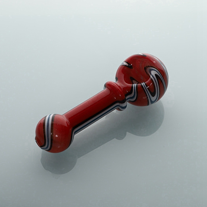 COOL Colorful Pyrex Thick Glass Pipes Portable Innovative Design Spoon Filter Dry Herb Tobacco Bong Handpipe Handmade Oil Rigs Smoking Cigarette Holder