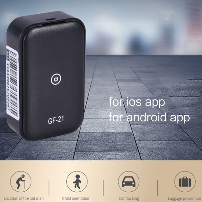 Sistema de seguridad del coche Localizador en tiempo real Mini GPS WIFI Rastreador de alarma Rastreador de coche GF21 Registro de conducción Vehículo Personal Sos Seguimiento antipérdida