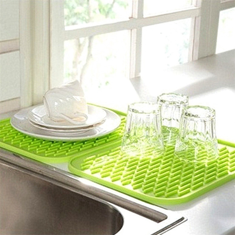 Silicone Pot Holders Mats Heat Resistant Flexible Easy to Wash and Dry Trivets for Hot Dishes