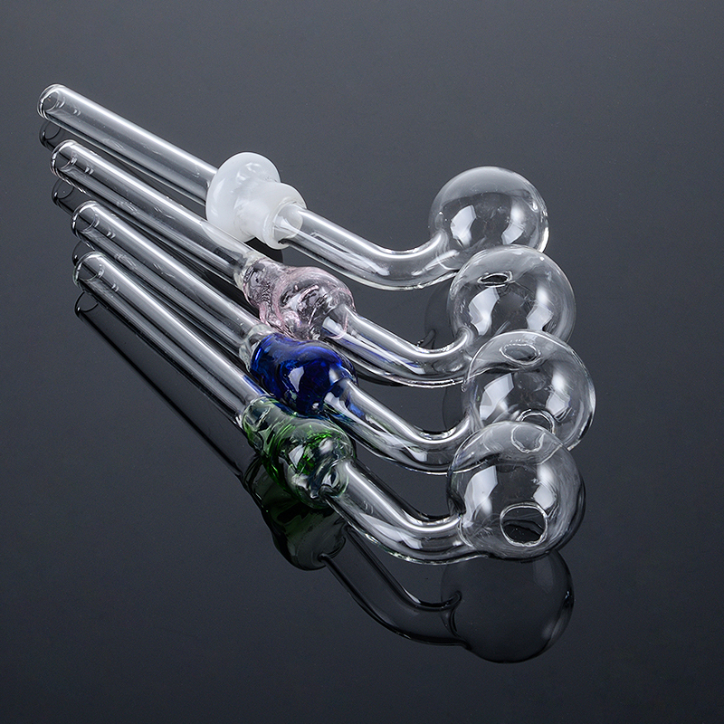 Multi -Colours Glass Rure Skull Style Rurki Mini Ręcznie Rurka Burner Bubbler Gruby Pyrex Tobacco Tools Małe platformy DAB