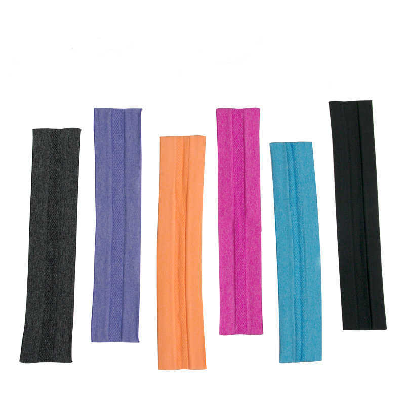 Bandas de cabelo de ioga feminino de faixa para a cabeça esportiva de ioga Silicone anti-deslizamento RI Anti-perspirante Banda da cabeça respirável Feminino Acessórios para cabelos Feminino