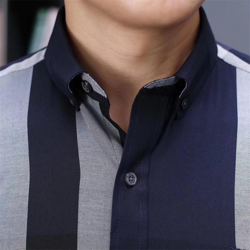 2023 Designers Mens Dress Shirts Business Fashion Casual Shirt Brands Men Spring Slim Fit Shirts chemises de marque pour hommes M-3XL