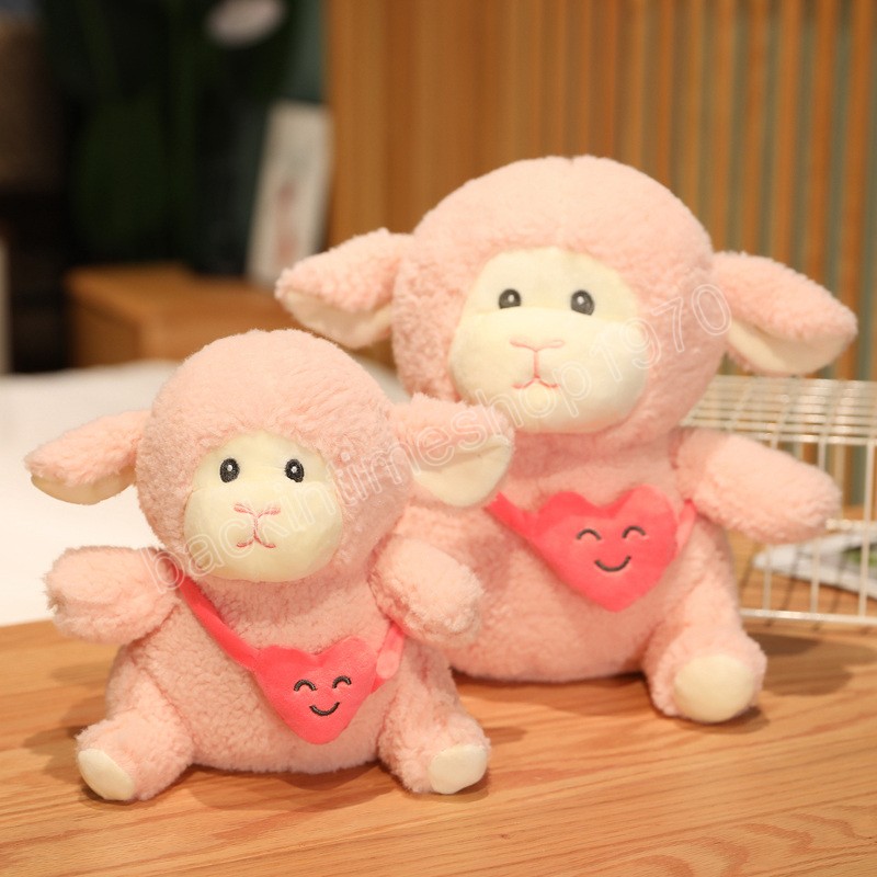 20/25cm Kawaii Sheep Plush Toys Soft Ryled Alpaca Dolls Dello