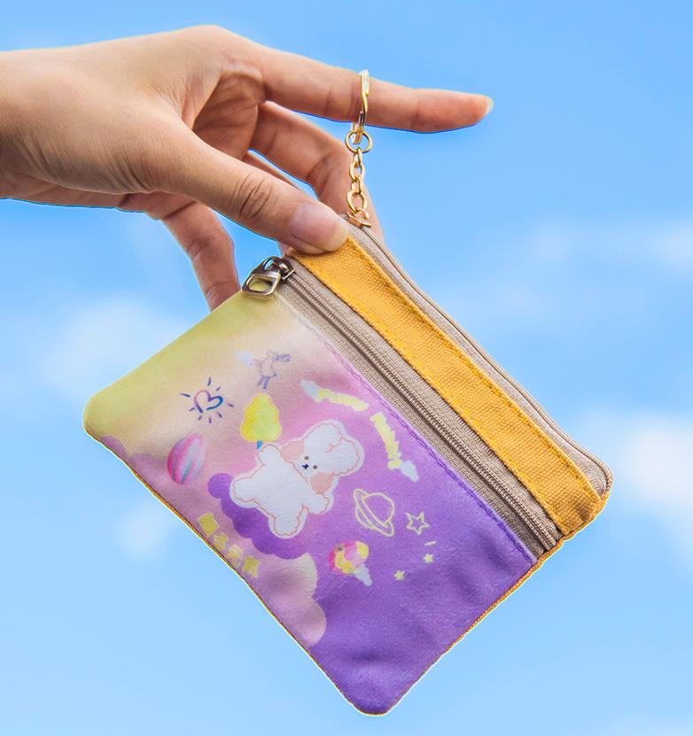 كوين محفظة أنثى ميني سحاب بسيطة النسخة الكورية الصغيرة من الطلاب لطيف فتاة القلب مفتاح المحفظة
