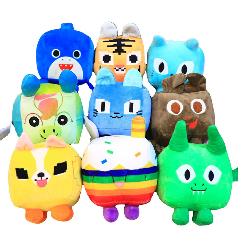 Cute Animal Big Games Plush Dolls Pet Simulator X Dragon And Dog Plushies Huge Cat Toys