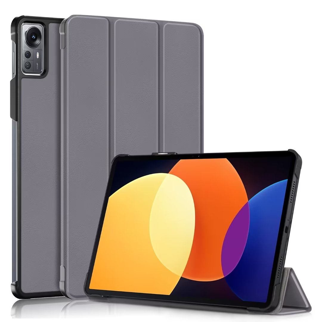 Smart Cases For Xiaomi MI Pad 5 Pro 12.4" Case Slim Fold Leather Cover Tablet With Auto Sleep Wake Function