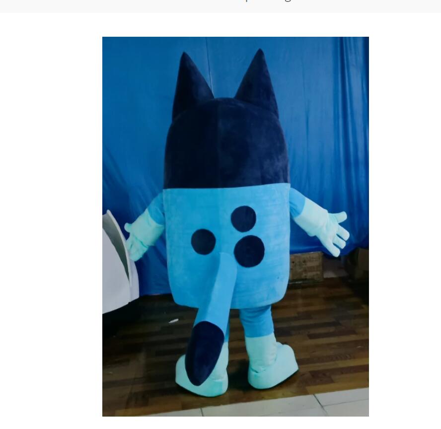 2022 a Vendi come Bingo Dog Costume della mascotte Personaggio dei cartoni animati adulti Vestito Attraente Piano di compleanno293J