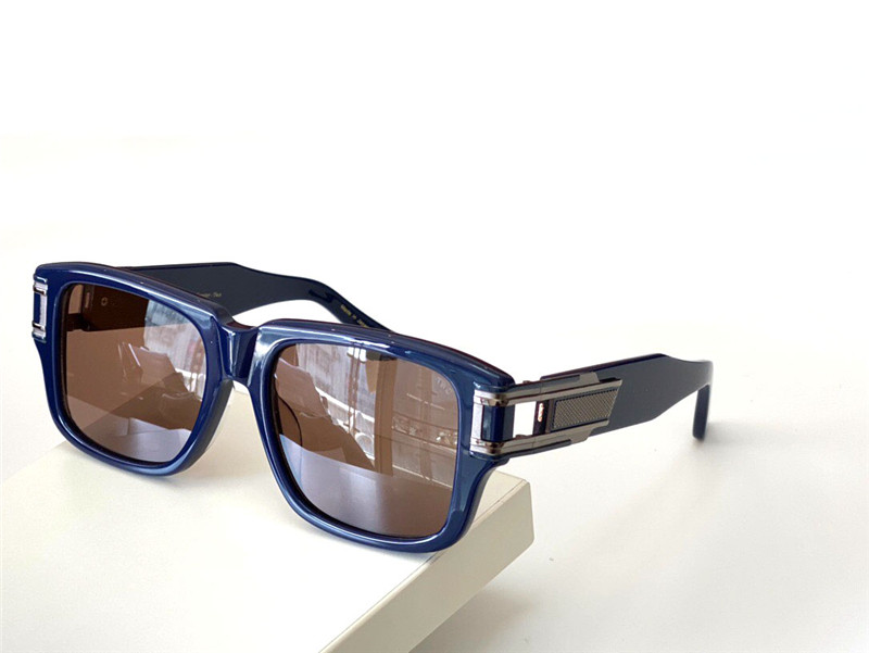 occhiali da sole moda GRANDS-TWO occhiali da uomo dal design retrò pop e stile generoso con montatura quadrata lente UV 400 con custodia