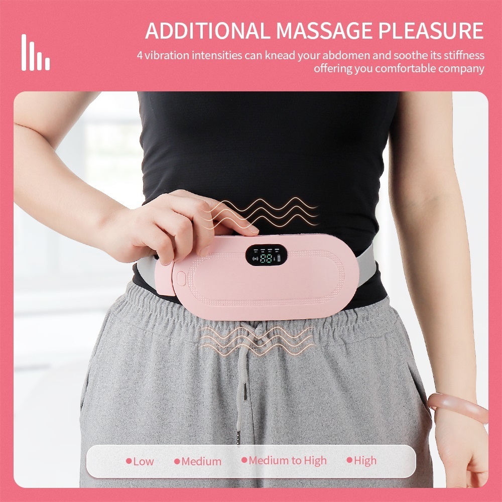 Portable Slim Equipment Lady Menstrual Heating Pad Warm Belt Relieve Pain Compress Massager Uterus Cold Dysmenorrhea Relieving 221101