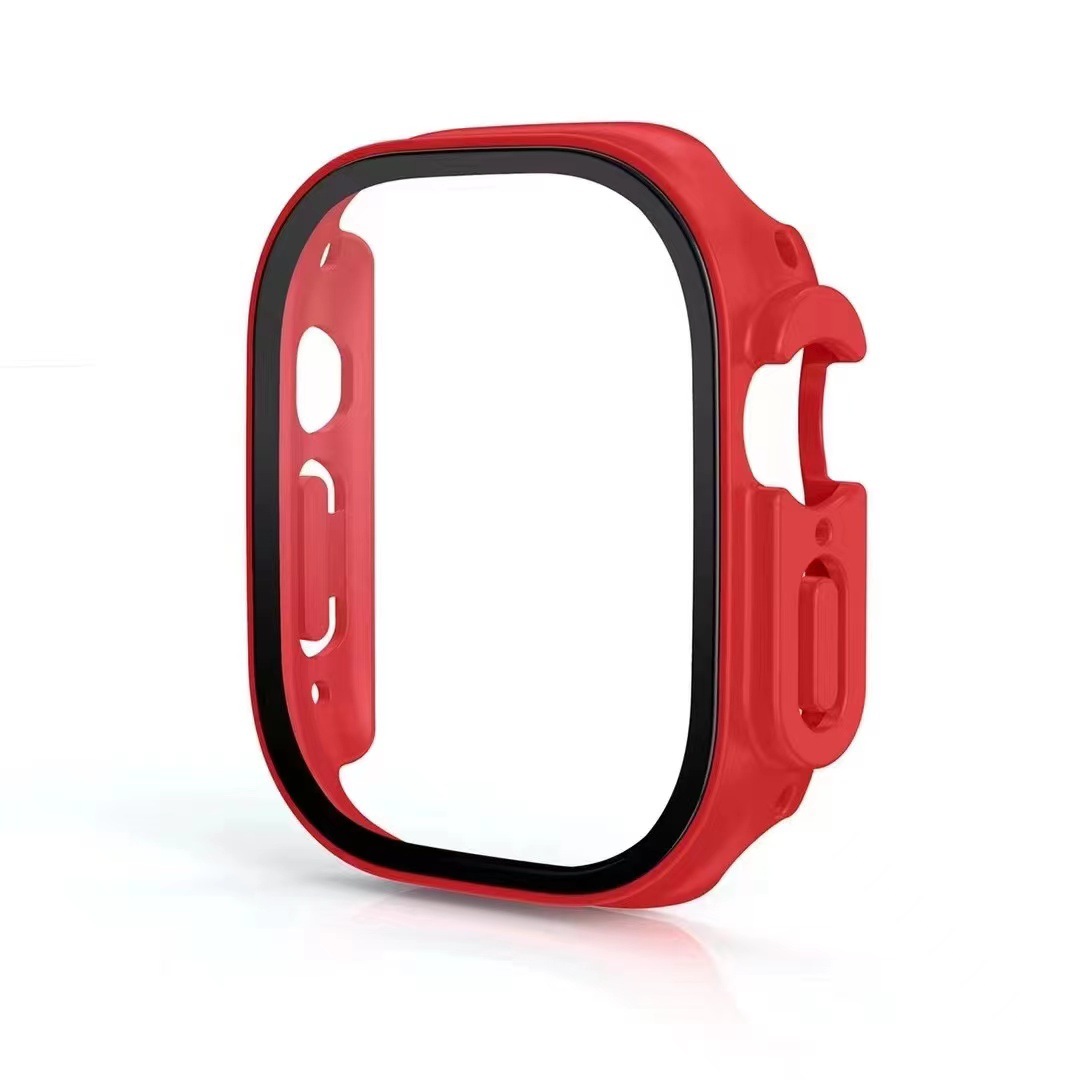 Smart Watch Case для Apple Watch Ultra 49 -мм смягченного стеклянного защитника