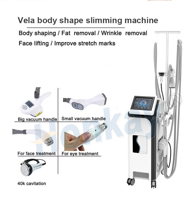 Body slimming Vela Roller Machine Vacuum 40k Cavitation Cellulite Reduction Massage Body Shaping Face Lift Fat Loss Anti-Wrinkle Device