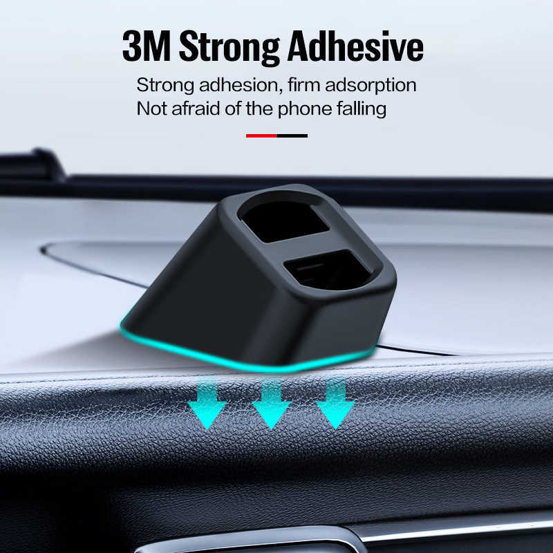 McGillon Universal Wireless Car Charger Stand Basboard Mount Mobile Phone حامل حامل Air Clip Outlet Clip