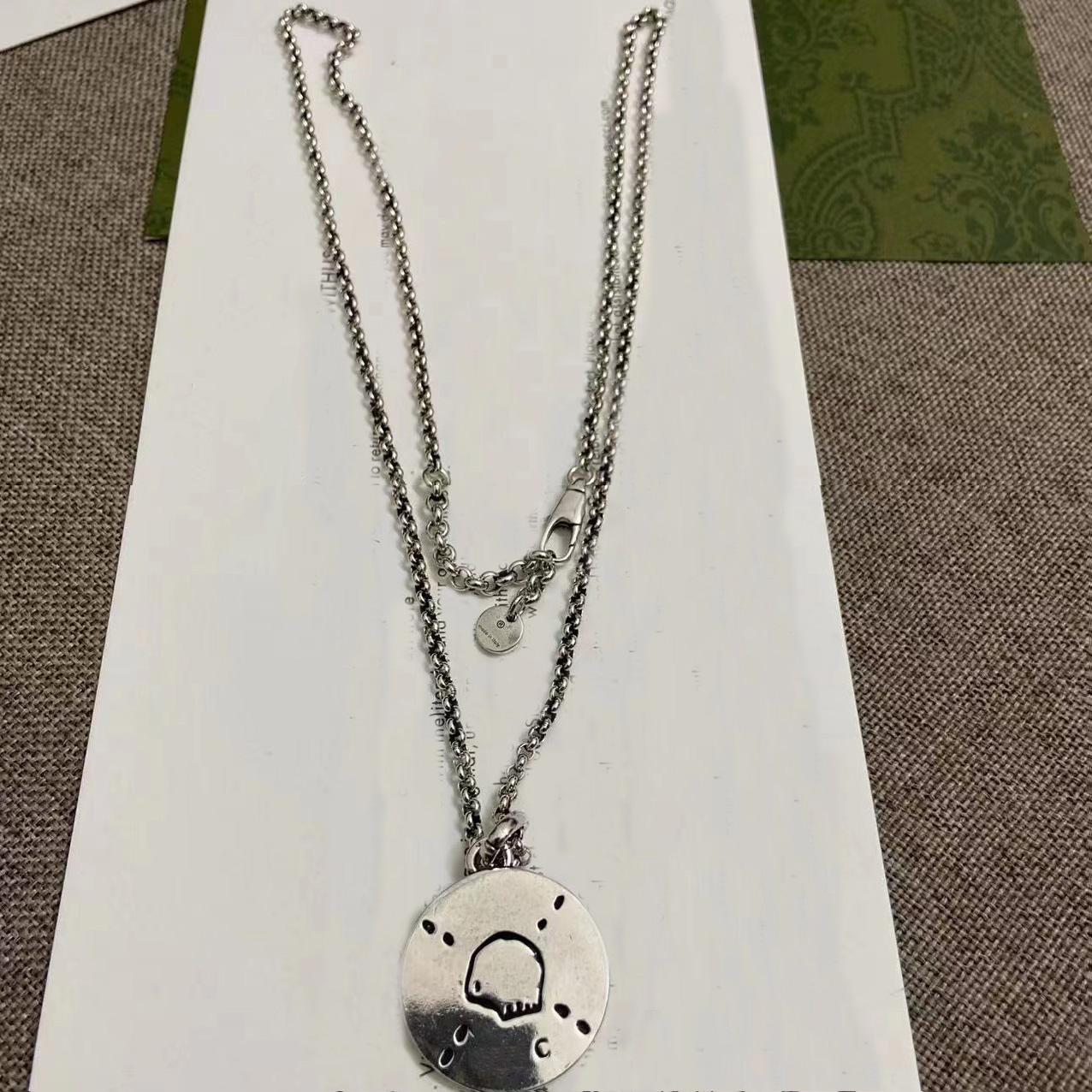 Классические ожерелья для мужчин и женщин, подвески в виде черепа, цепочки и переплетенные модные украшения, Рождественский подарок, 11 стилей, цепочка на шею328B
