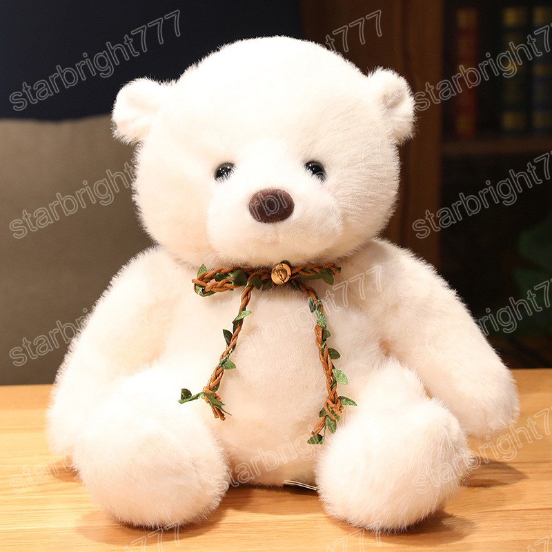 25/35 cm lapin fourrure ours en peluche jouets doux ours en peluche poupée Animal en peluche ours brun Kawaii anniversaire saint valentin cadeaux