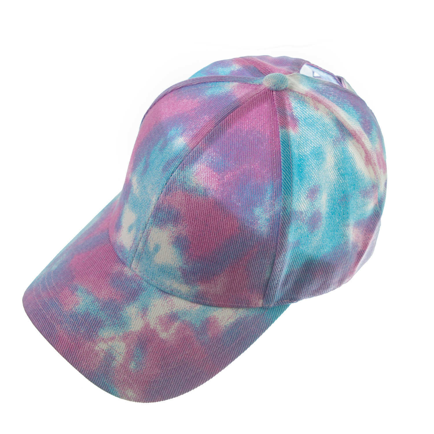 Snapbacks 2022 Niwe Equiseto Berretto da baseball le donne Clumsy Tie Dye Donna Cotone Cappello estivo il sole Panino disordinato alto L221028