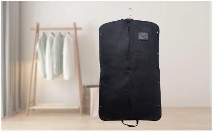 Acess￳rios Organizadores de embalagens Design de marca de roupas de roupas de vestu￡rio armazenamento de arm￡rio com janela clara para homens ternos de casacos pretos
