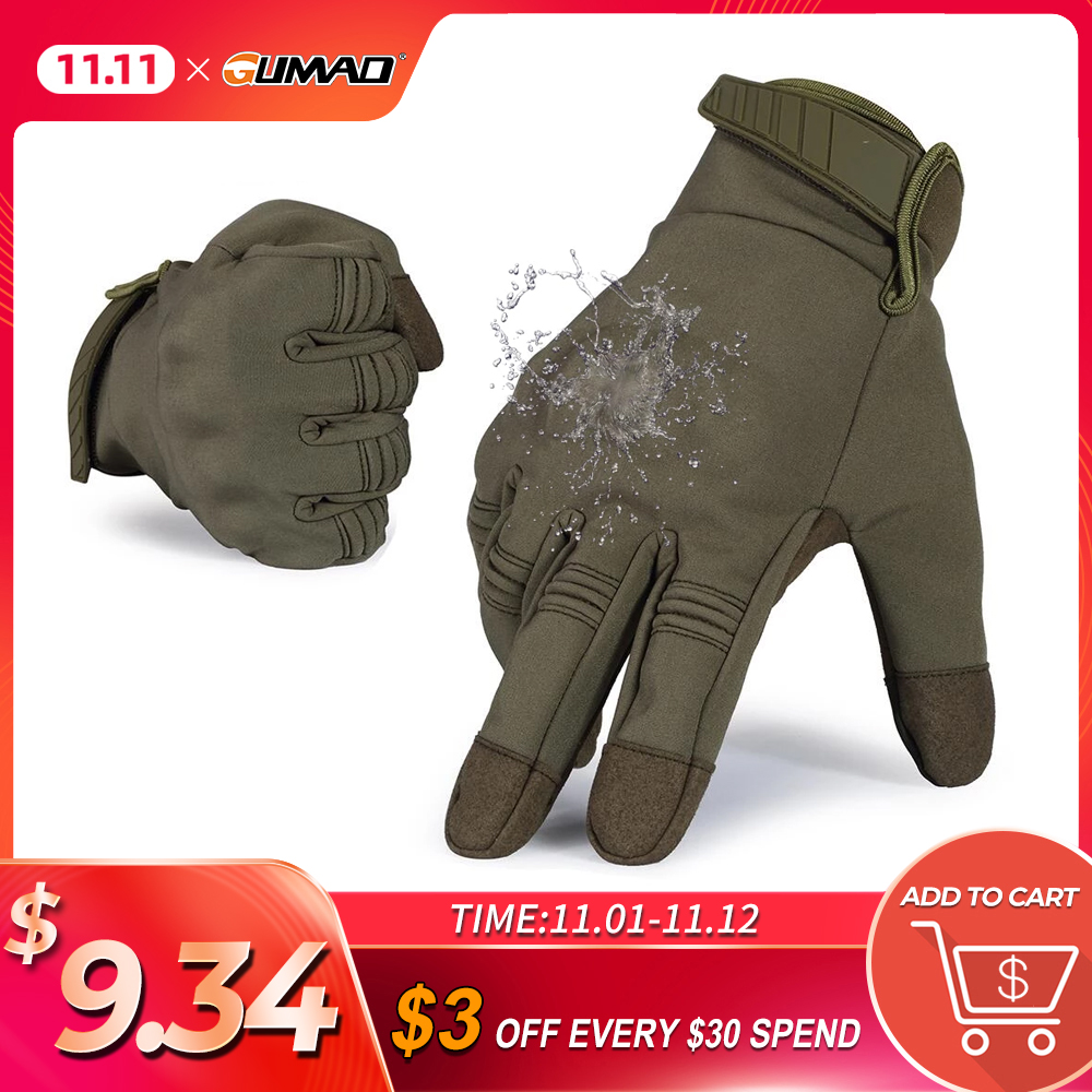 Cing Accessori Accessori di Hiking tattico S Touch Screen Full Finger Glove Shece Fleece Army Combat militare Airsoft Hu ...