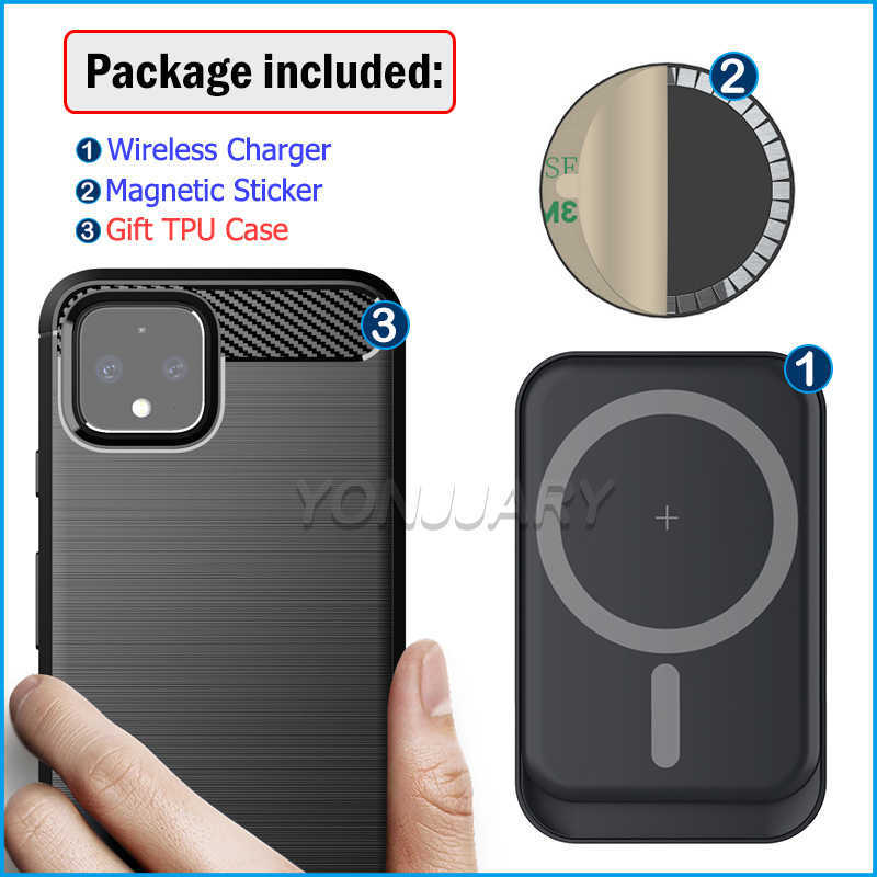 Fast Charge 15W qi Magnetic Car Charging Stand para o Google Pixel 7 6 Pro 5 4 XL Montagem