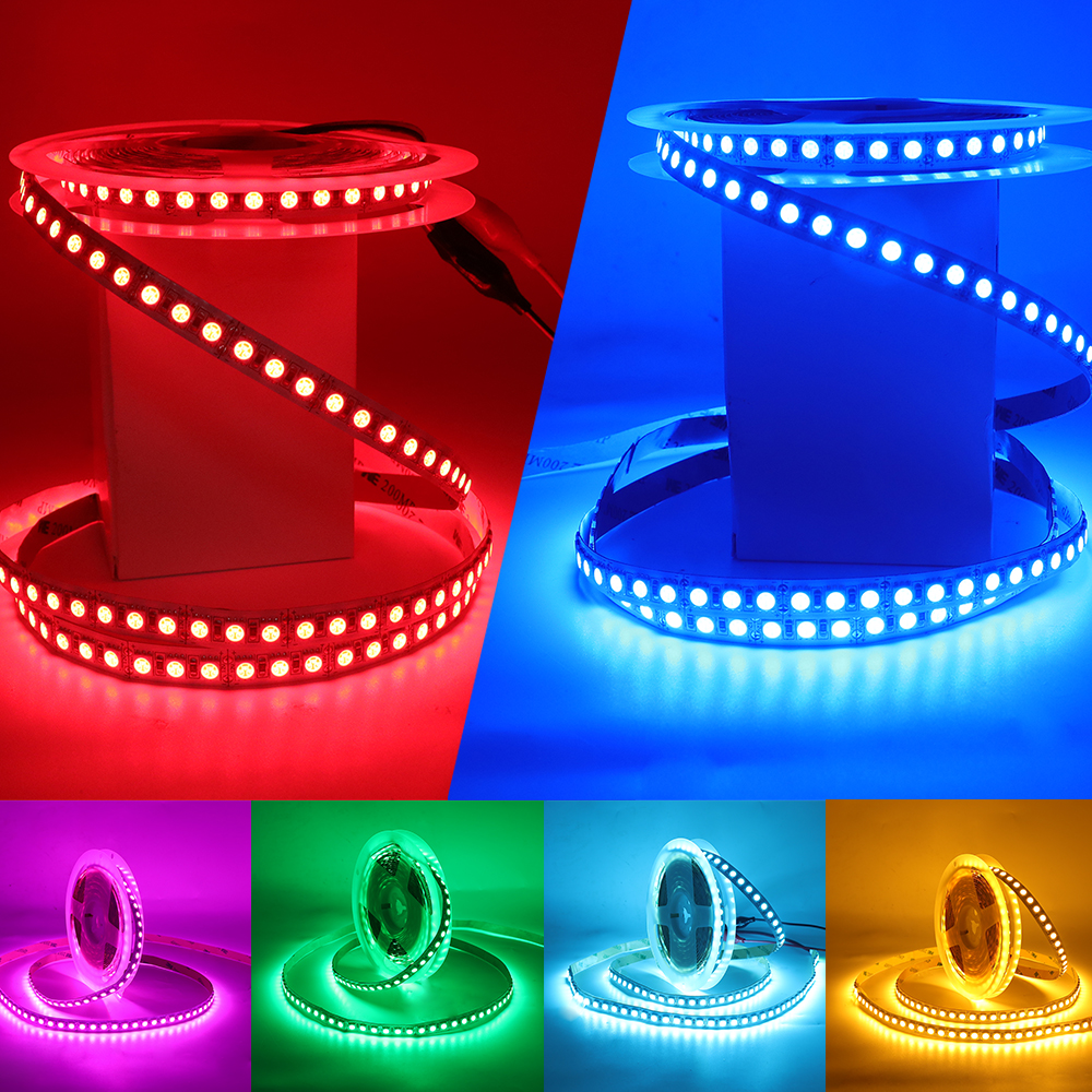 5M LED Strip SMD 5050 5054 LED Tape Waterproof Ribbon Diode 12V 2835 Flexible Neon Light 60 120Leds m LED Lights for Room Decor263M