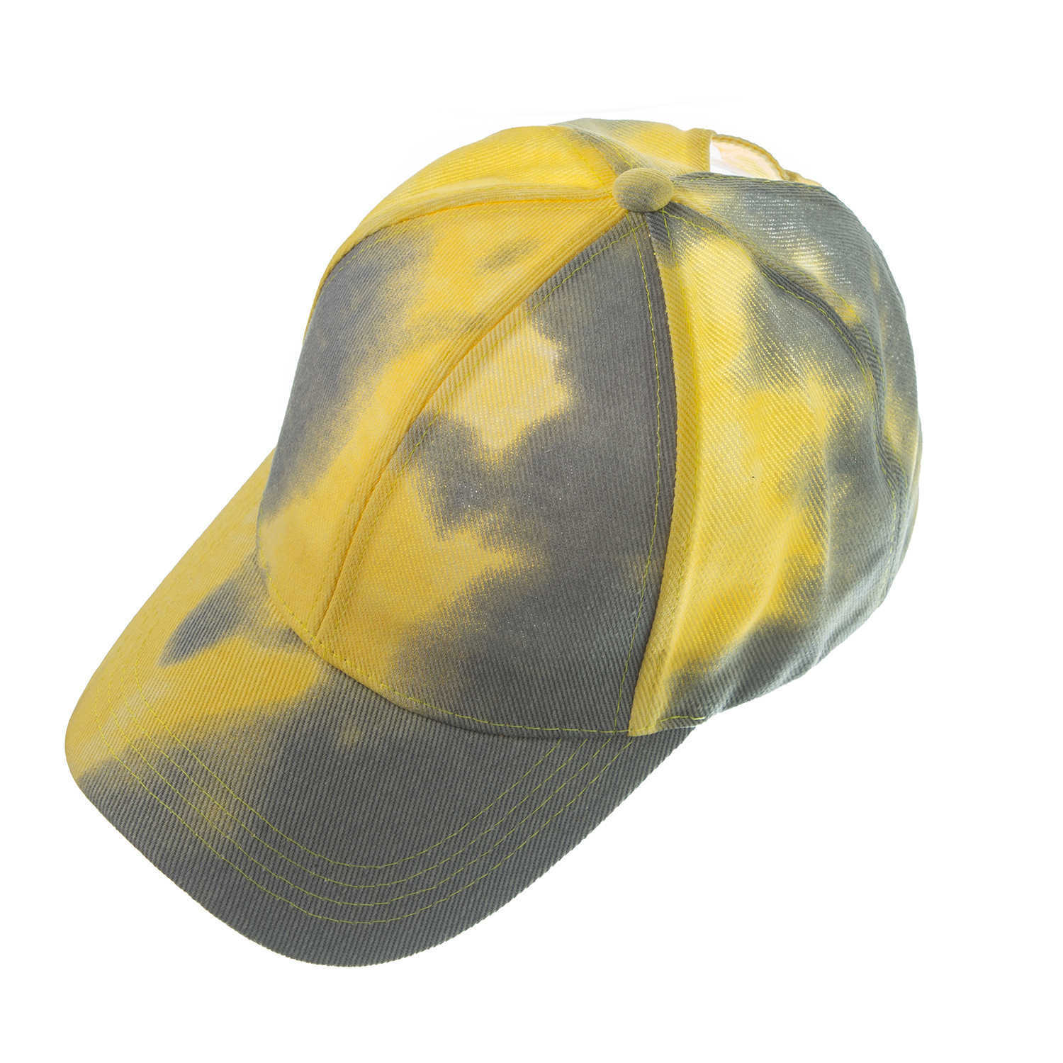 Snapbacks 2022 Niwe Equiseto Berretto da baseball le donne Clumsy Tie Dye Donna Cotone Cappello estivo il sole Panino disordinato alto L221028