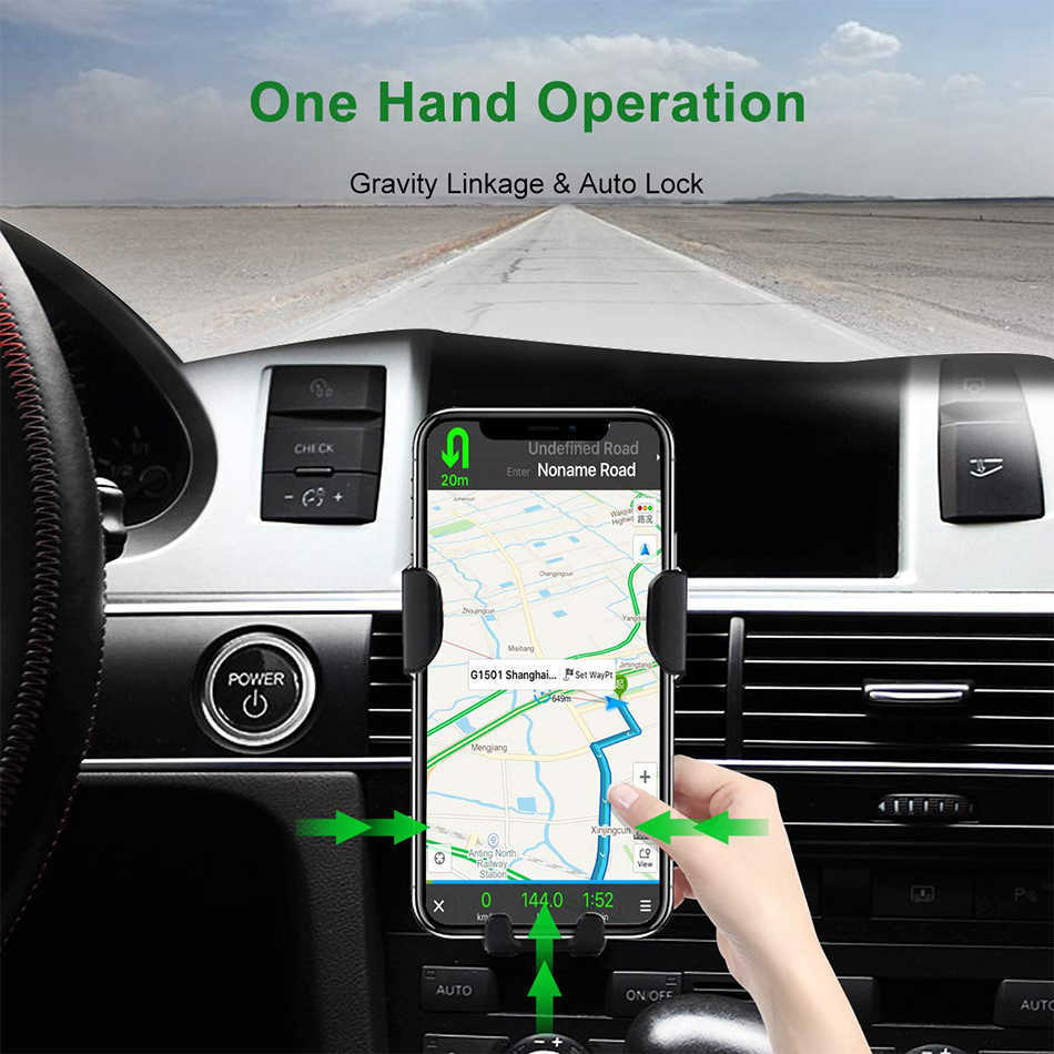 Fast Charge Car Wireless Charging Stand حامل لـ iPhone 11 Pro Max XS 8 USB Quick Charger Bracket Samsung S20 S10 S9