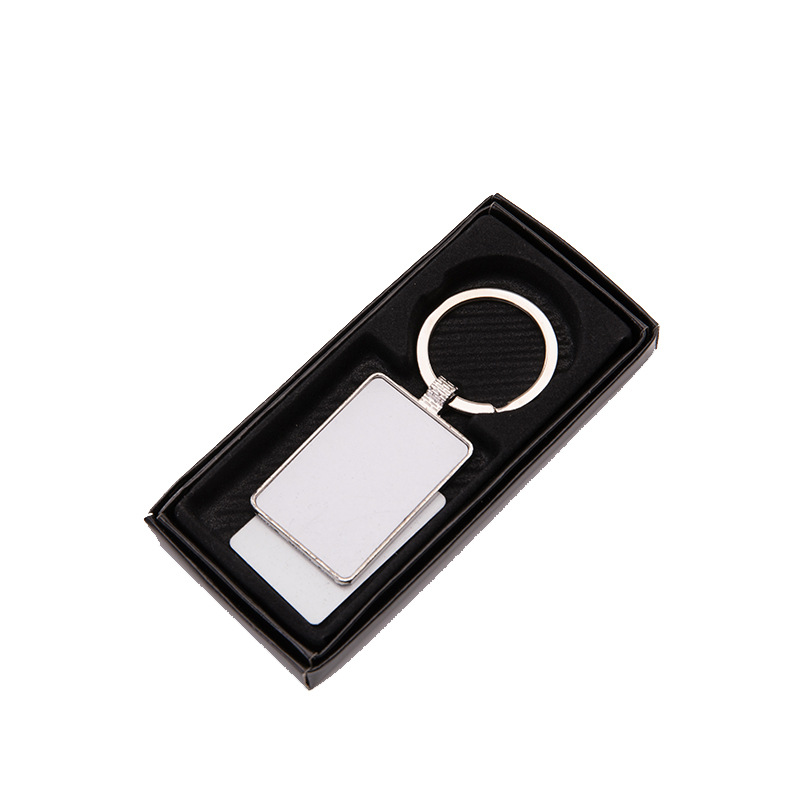 Теплопередача металлические брелоки DIY Blank Sublimation Coolchain Pendant Grodvice Gift Keyring Keyring