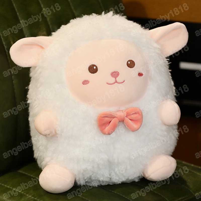 25/35/45 centimetri Carino Grasso di Pecora Giocattoli di Peluche Animale di Pezza Bambola di Agnello Morbido Cuscino Del Bambino Delle Ragazze Dei Capretti Kawaii regalo di compleanno Divano Decorazione Della Stanza