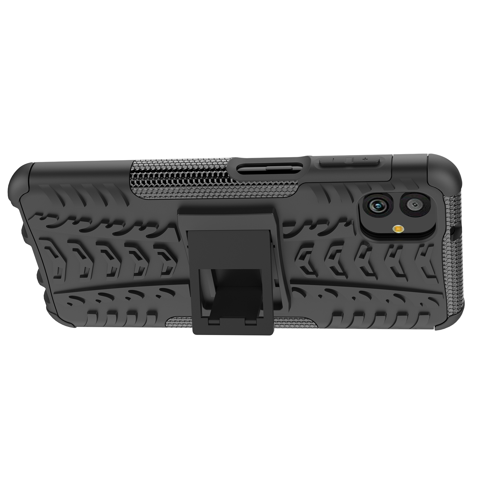 Funda Handyhüllen für Samsung S23 A14 A13 S22 S21 FE A73 A53 A23 A04s 5G Plus Ultra 2 in 1 Rüstung PC TPU stoßfeste Reifenhülle