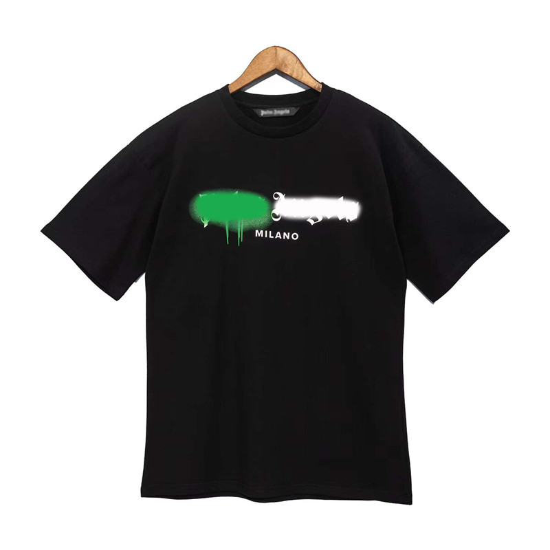 Sommar PA Herr Dampalm T-shirts Stylist T-shirt Giljotin Bear Palms Tryckt Kortärmad Trunkated Bears Vinklar T-shirts ängel t-shirt