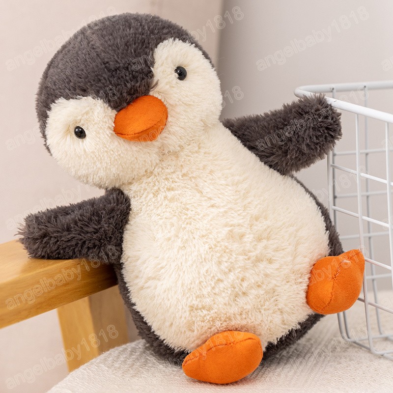 16/21/30cm Niedliche Flauschige Pinguin Plüsch Spielzeug Kawaii Stofftier Puppe Baby Schlafen Spielzeug Für Kinder geburtstag Geschenke