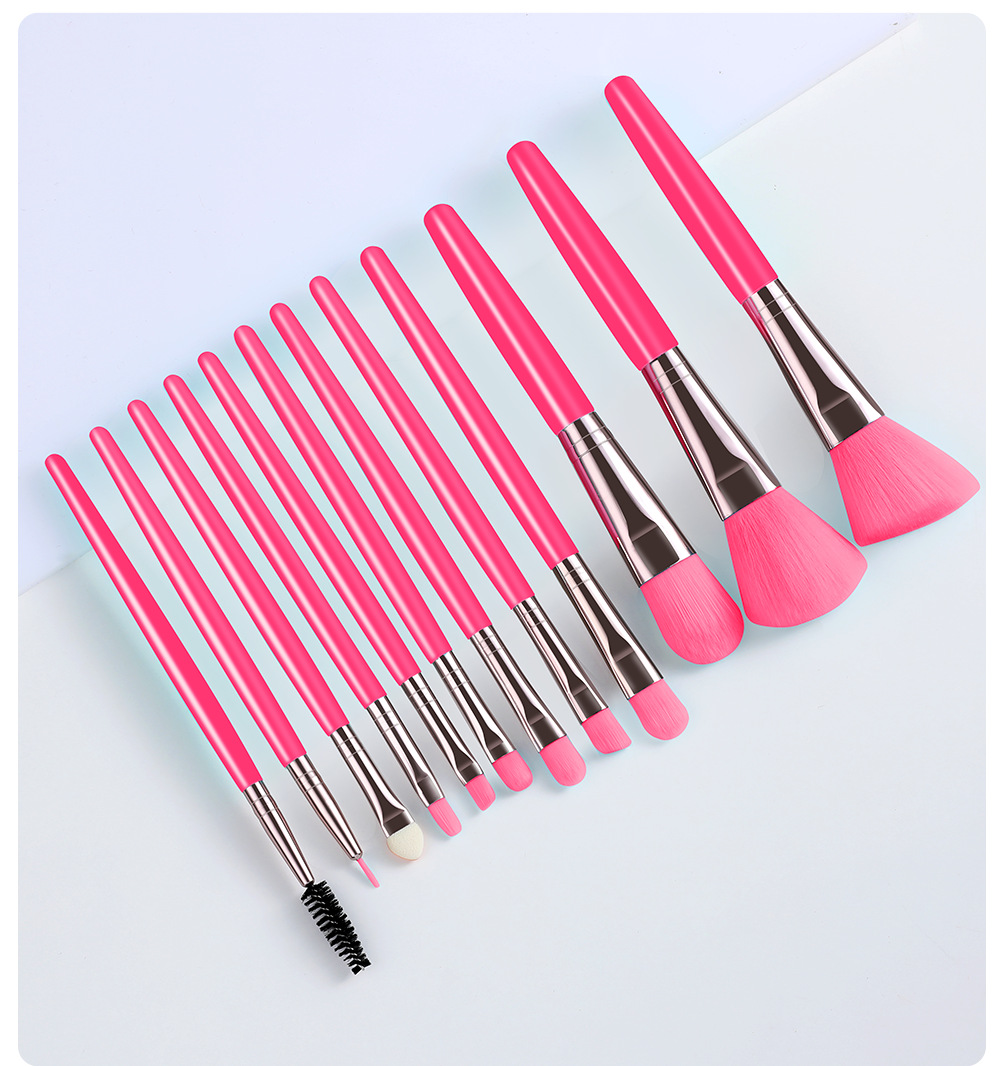 Makeup Brushes Set Eyeliner Eyelash Solid Eye Shadow Cosmetic Blending Beauty Make Up Brush Set Tool Kit