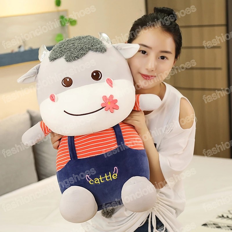 30cm-45cm Kawaii Mucche Bovini Peluche Bambole di peluche morbide Giocattoli bambini Regalo di compleanno