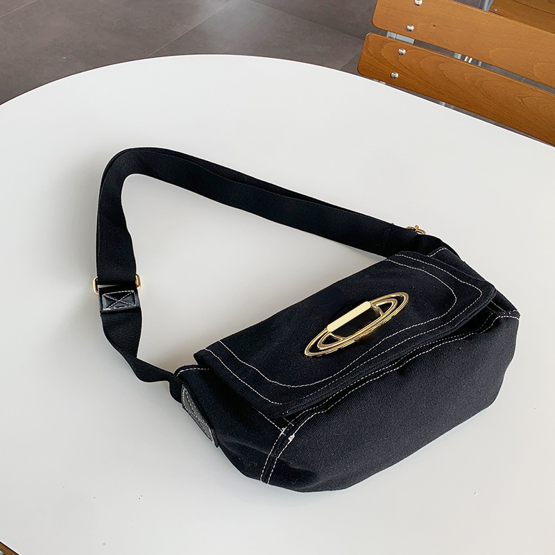 Bolsas de tela vintage clássicas de grande capacidade para crossbody saco de ombro único